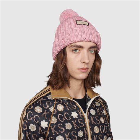 cappello gucci lana rosa|farfetch cappelli Gucci.